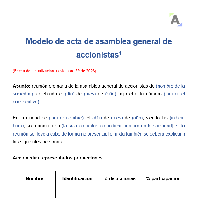 asamblea general