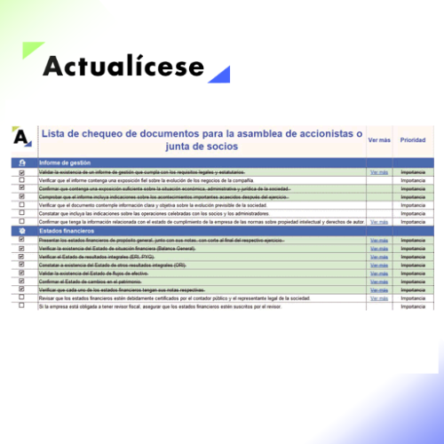 [Pack de Formatos] Actas, informes y guías para llevar a cabo la asamblea de accionistas y copropietarios en 2025