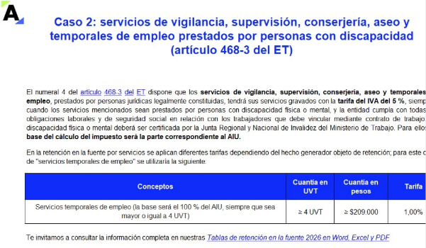 Casos prácticos sobre AIU: cálculo del IVA y retención en la fuente en esta figura