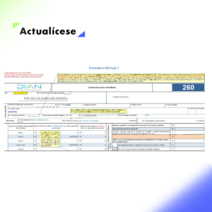 [Liquidador] Formulario 260 AG 2025 – declaración del régimen simple (personas naturales que no llevan contabilidad)