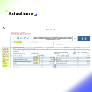 Liquidador en Excel del formulario 110 y el formato 2516: declaración de renta personas jurídicas AG 2025